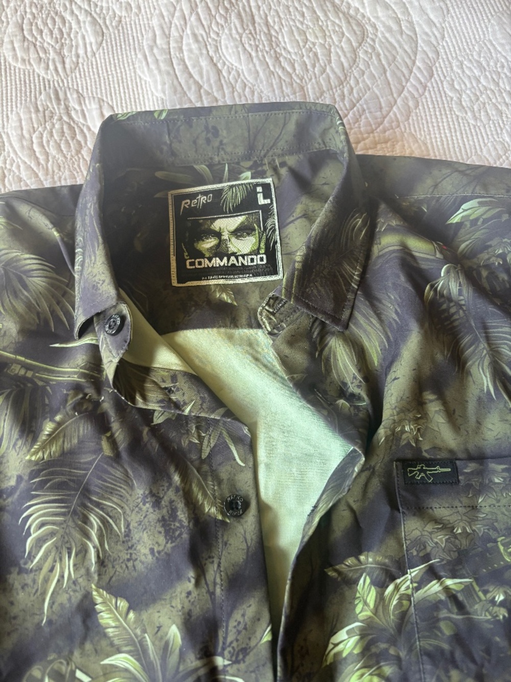 Retro commando men’s shirt L